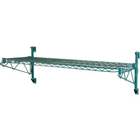 Nexel® Poly-Green® Adjustable Wall Mount Wire Shelving 1 Shelf Starter 36
