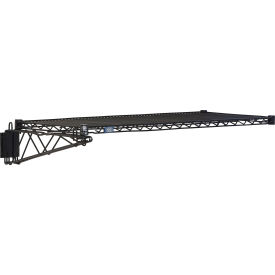 Nexel® Black Epoxy Fixed Wall Mount Shelving Add On 36