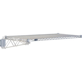 Nexel® Chrome Fixed Wall Mount Shelving Add On 48