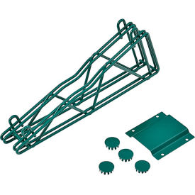 Nexel® Poly-Green® Fixed Double Shelf Wall Mount Bracket 12