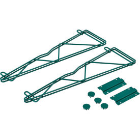 Nexel® Poly-Green® Fixed Single Shelf Wall Mount Bracket 21