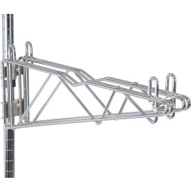 Nexel® Chrome Adjustable Double Shelf Post Bracket 14