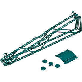 Nexel® Poly-Green® Fixed Double Shelf Wall Mount Bracket 24