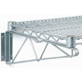 Nexel® Chrome Fixed Single Shelf Wall Mount Bracket 12