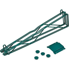 Nexel® Poly-Green® Fixed Single Shelf Wall Mount Bracket 12