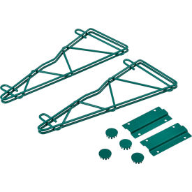 Nexel® Poly-Green® Fixed Single Shelf Wall Mount Bracket 14