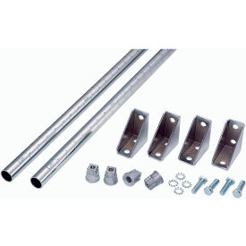 Nexel® Chrome Wall Mount Double Post Kit 54