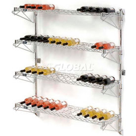 Wine Bottle Rack - Wall Mount 52 Bottle 48