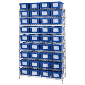 GoVets™ Chrome Wire Shelving With 36 6