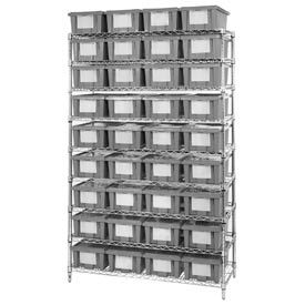 GoVets™ Chrome Wire Shelving With 36 6