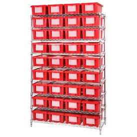 GoVets™ Chrome Wire Shelving With 36 6