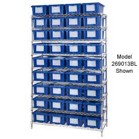 GoVets™ Chrome Wire Shelving With 24 9