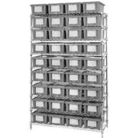 GoVets™ Chrome Wire Shelving With 24 9