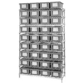 GoVets™ Chrome Wire Shelving With 12 10
