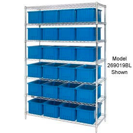 GoVets™ Chrome Wire Shelving With 24 6