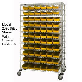 GoVets™ Chrome Wire Shelving with 66 4