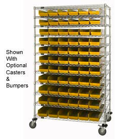 GoVets™ Chrome Wire Shelving with 66 4
