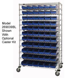 GoVets™ Chrome Wire Shelving with 110 4