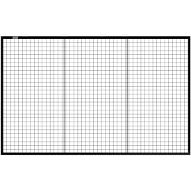 GoVets™ Machine Wire Guard Panel 8'W Black 489BK800