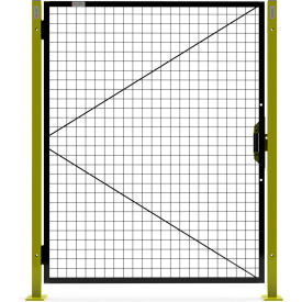 GoVets™ Machine Wire Guard Door 4'W Black 491BK800