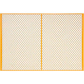 GoVets™ Machinery Wire Fence Partition Panel 7'W Yellow 906184