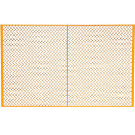 GoVets™ Machinery Wire Fence Partition Panel 8'W Yellow 907184