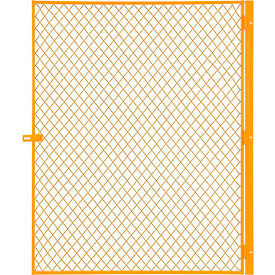 GoVets™ Machinery Wire Fence Partition Hinged Door Yellow 911184