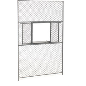 GoVets™ Wire Mesh Service Window for 8' Security Room 348603