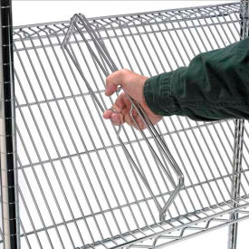 Nexel® Chrome Slant Shelf Divider 24