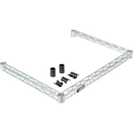Nexel® Poly-Z-Brite® Three-Sided Wire Frame 24