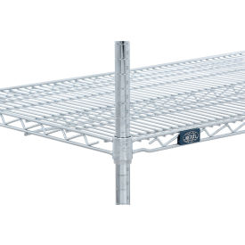 Nexel® Aluminum Shelf Clips with Retaining Ring - Set of 4 PHNXAMA