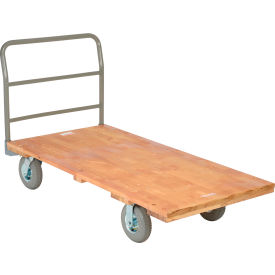 GoVets™ Hardwood Deck Platform Truck 54 x 27 1200 Lb. Capacity 8