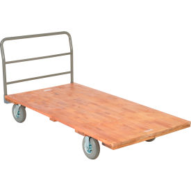 GoVets™ Hardwood Deck Platform Truck 72 x 36 1200 Lb. Capacity 8
