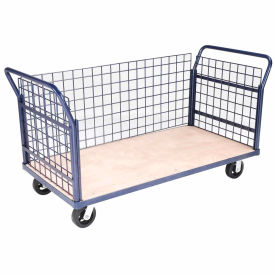 GoVets™ Euro Truck with 3 Wire Sides & Wood Deck 60 x 30 2000 Lb. Capacity 510241