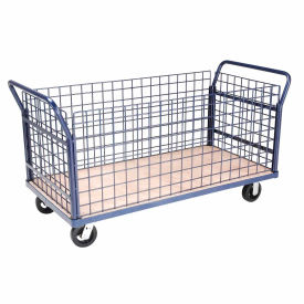 GoVets™ Euro Truck with 4 Wire Sides & Wood Deck 60 x 30 2000 Lb. Capacity 512241