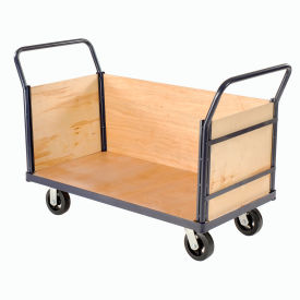 GoVets™ Euro Truck With 3 Wood Sides & Deck 60 x 30 2400 Lb. Capacity 676952