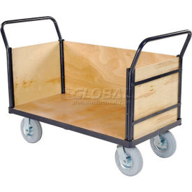GoVets™ Euro Truck With 3 Wood Sides & Deck 60 x 30 1200 Lb. Capacity 677952
