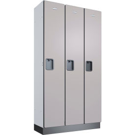 GoVets™ 1-Tier 3 Door Wood Locker 36