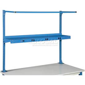 GoVets™ Steel Shelf W/ 6 Single Outlets 96