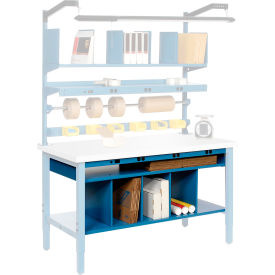 GoVets™ Steel Lower Shelf w/Dividers 72