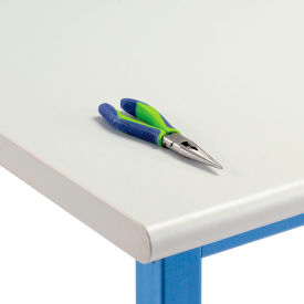 GoVets™ Workbench Top Plastic Laminate Safety Edge 60