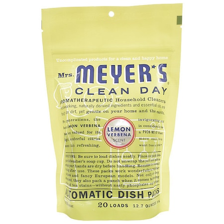 Clean Day Automatic Dish Packs, Lemon, PK6 MPN:374666
