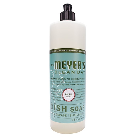 Clean Day Dish Soap, Basil, 16 oz., PK6 MPN:651202