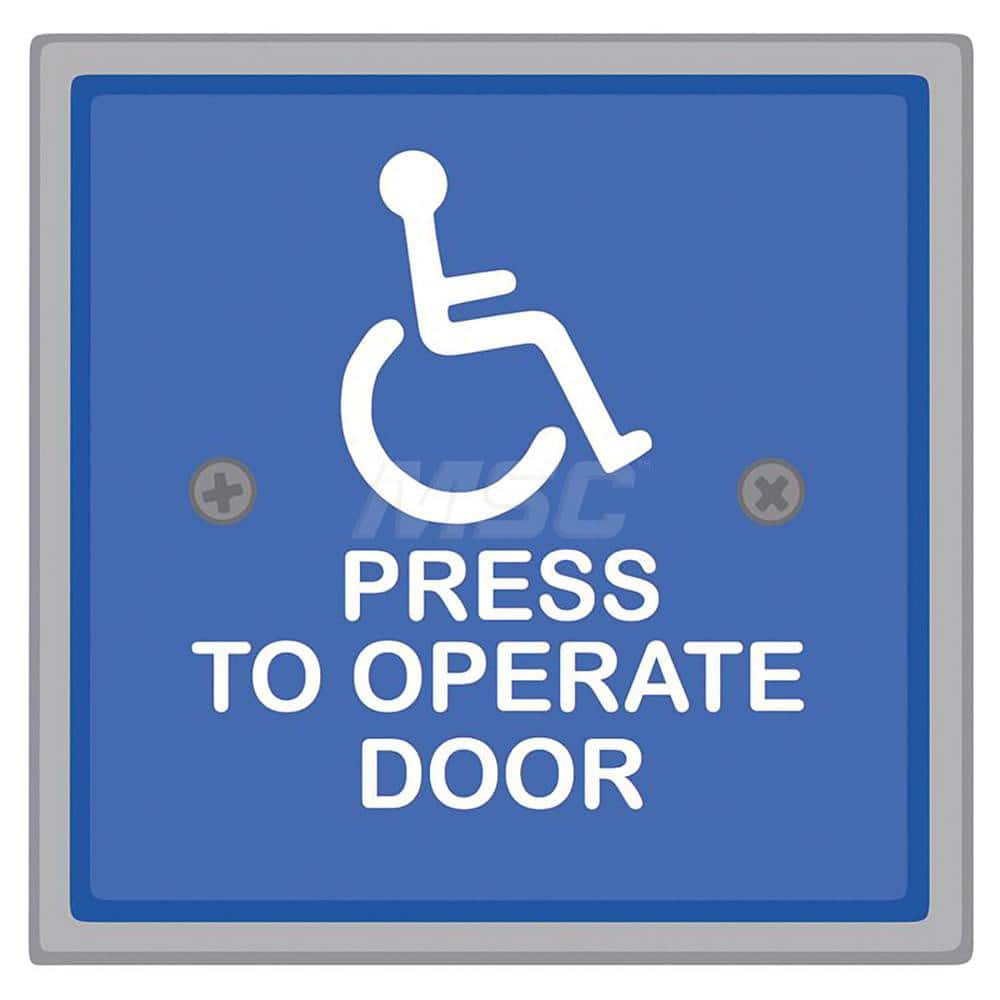 Lock Accessories; Accessory Type: Pushplate ; For Use With: Single or 2-Gang Electrical Box or MS SEDCO Surface Mount Box ; Material: Stainless Steel ; UNSPSC Code: 46171500 MPN:59-H