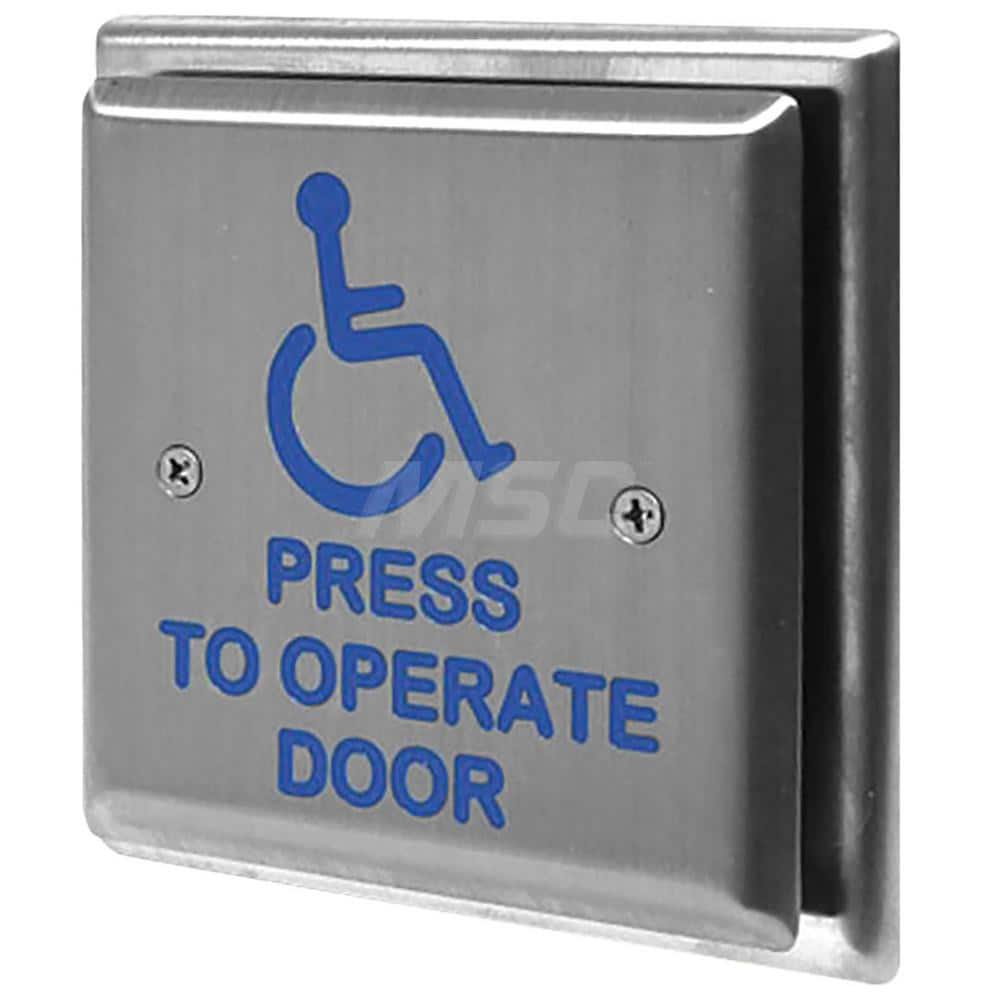 Lock Accessories; Accessory Type: Pushplate ; For Use With: 1-3/4 in Frame or MS SEDCO Surface Mount Box ; Material: Stainless Steel ; UNSPSC Code: 46171500 MPN:59J-HSS