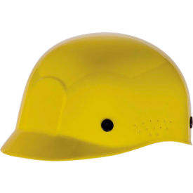 MSA Bump Cap With Plastic Suspension Yellow 10033651
