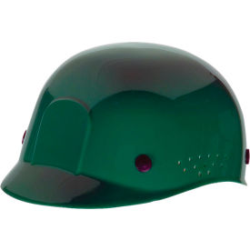 MSA Bump Cap With Plastic Suspension Green 10033655
