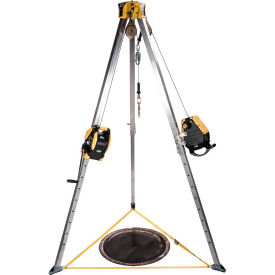 Workman® 10163033 8'H Confined Space Entry Tripod Kit 10163033