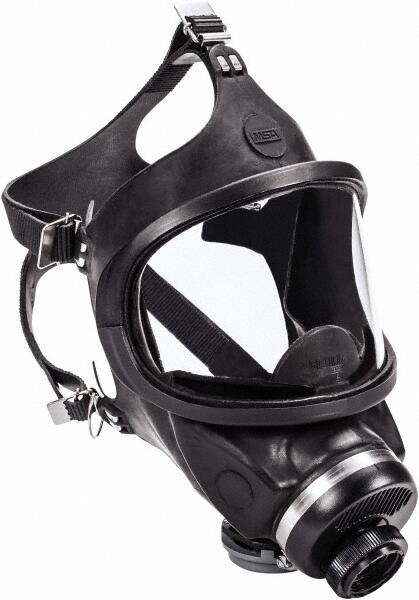 Full Face Respirator: Silicone, Threaded, Medium MPN:480247