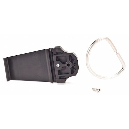 Belt Clip, Plastic, Black MPN:10094830